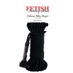 FETISH FANTASY SERIES - CORDE DE SOIE NOIRE DE LUXE 9,75 M