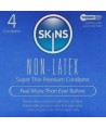 SKINS - LOT DE 4 PRÉSERVATIFS SANS LATEX