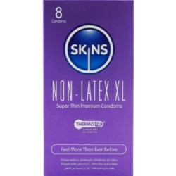 SKINS - PRÉSERVATIFS SANS LATEX PAQUET DE 4, FORMAT XL