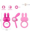 INTENSE - ANNEAU PÉNIS VIBRANT HOPPS AVEC STIMULATION CLITORIALE ROSE