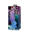POWER MONSTERS - ATLANTIENS GODEMICHET RÉALISTE AVEC VENTOUSE 19 CM Ø 5 CM BLEU ET VIOLET