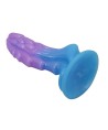 POWER MONSTERS - ATLANTIENS GODEMICHET RÉALISTE AVEC VENTOUSE 19 CM Ø 5 CM BLEU ET VIOLET