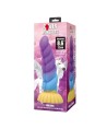 POWER MONSTERS - GODEMICHET EN SILICONE LICORNE TRICOLOR FANTASY 22 CM Ø 5 CM