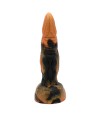 POWER MONSTERS - TYRANNOSAURE BICOLORE FANTASY GODEMICHET EN SILICONE 20,5 CM Ø 5 CM