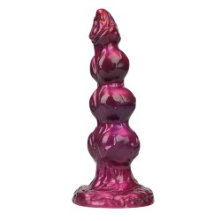 POWER MONSTERS - PRIMAL BEASTLORD GODEMICHET EN SILICONE TRANSLUCIDE ROSE FANTASTIQUE 26 CM Ø 5 CM