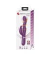 PRETTY LOVE - VIBRATEUR LAPIN LOURSEN AVEC MOUVEMENT DE POUSSÉE ET 7 MODES DE VIBRATION RECHARGEABLE PAR USB VIOLET