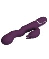 PRETTY LOVE - VIBRATEUR LAPIN LOURSEN AVEC MOUVEMENT DE POUSSÉE ET 7 MODES DE VIBRATION RECHARGEABLE PAR USB VIOLET