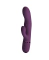 PRETTY LOVE - ZACH VIBRATEUR LAPIN RECHARGEABLE À POUSSER 5+5 FONCTIONS