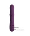 PRETTY LOVE - ZACH VIBRATEUR LAPIN RECHARGEABLE À POUSSER 5+5 FONCTIONS