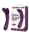 PRETTY LOVE - VIBRATEUR RECHARGEABLE KENYELL 10 FONCTIONS VIOLET
