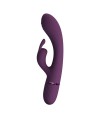 PRETTY LOVE - ROCCO VIBRATEUR LAPIN RECHARGEABLE 10 FONCTIONS VIOLET