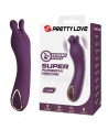 PRETTY LOVE - VIBRATEUR RECHARGEABLE LUNAO 10 FONCTIONS VIOLET
