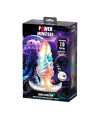 POWER MONSTERS - PLUG ANAL GONFLABLE TRICOLOR EBON LEVIATHAN 18 CM