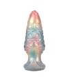 POWER MONSTERS - PLUG ANAL GONFLABLE TRICOLOR EBON LEVIATHAN 18 CM