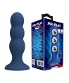 MR PLAY - PLUG ANAL AVEC BILLES MÉTALLIQUES ET VENTOUSE BLEUE