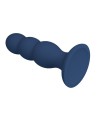 MR PLAY - PLUG ANAL AVEC BILLES MÉTALLIQUES ET VENTOUSE BLEUE