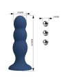 MR PLAY - PLUG ANAL AVEC BILLES MÉTALLIQUES ET VENTOUSE BLEUE