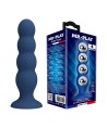 MR PLAY - PLUG ANAL AVEC 4 BILLES MÉTALLIQUES ET VENTOUSE BLEUE