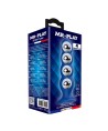MR PLAY - PLUG ANAL AVEC 4 BILLES MÉTALLIQUES ET VENTOUSE BLEUE