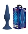 MR PLAY - PLUG ANAL CONIQUE EN SILICONE BLEU XL