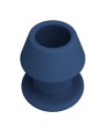 MR PLAY - JACK BLEU PLUG ANAL CREUX EN SILICONE, TAILLE M