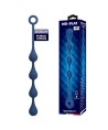 MR PLAY - PERLES ANALES EN SILICONE BLEU, TAILLE M (33 CM)