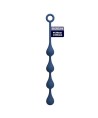 MR PLAY - PERLES ANALES EN SILICONE BLEU, TAILLE M (33 CM)