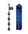 MR PLAY - PERLES ANALES EN SILICONE BLEU, TAILLE L (42,6 CM)