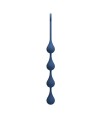 MR PLAY - PERLES ANALES EN SILICONE BLEU, TAILLE L (42,6 CM)