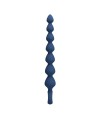 MR PLAY - PERLES ANALES EN SILICONE BLEU ET PLUG ANAL 26,7 CM