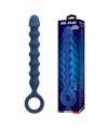 MR PLAY - PERLES ANALES EN SILICONE BLEU ET PLUG ANAL -Ø- 3,4 CM - 28,5 CM