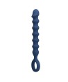 MR PLAY - PERLES ANALES EN SILICONE BLEU ET PLUG ANAL -Ø- 3,4 CM - 28,5 CM