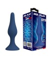 MR PLAY - PLUG ANAL EN SILICONE SLIM BLEU L