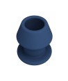 MR PLAY - JACK BLEU PLUG ANAL CREUX EN SILICONE, TAILLE S