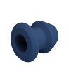 MR PLAY - JACK BLEU PLUG ANAL CREUX EN SILICONE, TAILLE S