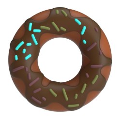 PRETTY LOVE - ANNEAU PÉNIS SUPER DONUT MARRON