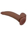PRETTY LOVE - CUTHBERT GODEMICHET RÉALISTE ET FLEXIBLE 20 CM Ø 5 CM TPE MARRON