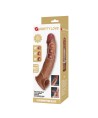 PRETTY LOVE - MANCHON D'EXTENSION DE PÉNIS AJUSTABLE 26 CM Ø 4 CM MARRON