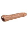PRETTY LOVE - MANCHON D'EXTENSION DE PÉNIS AJUSTABLE 26 CM Ø 4 CM MARRON