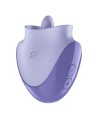 SATISFYER - TONGUE DANCER STIMULATEUR CLITORIAL AVEC VIBRATIONS ET PULSATIONS LILAS