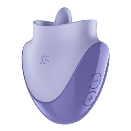 SATISFYER - TONGUE DANCER STIMULATEUR CLITORIAL AVEC VIBRATIONS ET PULSATIONS LILAS