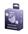 SATISFYER - TONGUE DANCER STIMULATEUR CLITORIAL AVEC VIBRATIONS ET PULSATIONS LILAS