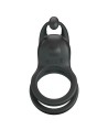 PRETTY LOVE - ANNEAU PÉNIS DOUBLE VIBRANT RECHARGEABLE GOODWIN NOIR
