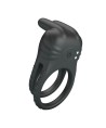 PRETTY LOVE - SINI ANNEAU PÉNIS VIBRANT RECHARGEABLE 10 FONCTIONS NOIR