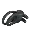 PRETTY LOVE - SINI ANNEAU PÉNIS VIBRANT RECHARGEABLE 10 FONCTIONS NOIR