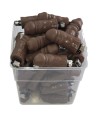 DIABLO PICANTE - BOCAL DE 30 BRIQUETS EN FORME DE PÉNIS MULLATTO