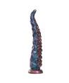 POWER MONSTERS - GODEMICHÉ EN SILICONE TRICOLORE FANTAISIE À TENTACULES ABYSSAUX 46 CM Ø 7 CM