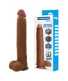 PRETTY LOVE - DANY GODEMICHET FLEXIBLE RÉALISTE AVEC VENTOUSE 36 CM -Ø- 5,6 CM MARRON