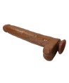 PRETTY LOVE - DANY GODEMICHET FLEXIBLE RÉALISTE AVEC VENTOUSE 36 CM -Ø- 5,6 CM MARRON