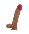 PRETTY LOVE - ORSEN GODEMICHET RÉALISTE EN SILICONE AVEC VENTOUSE 27,7 CM Ø 5 CM